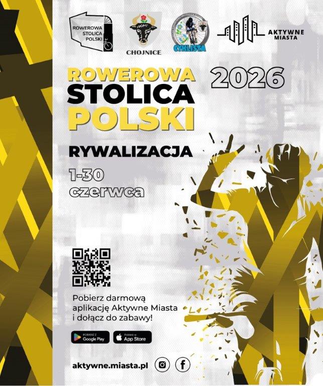 Miasto Chojnice rywalizuje o tytuł Rowerowej Stolicy Polski. Kilometry w rowerowej zabawie można wykręcać przez miesiąc